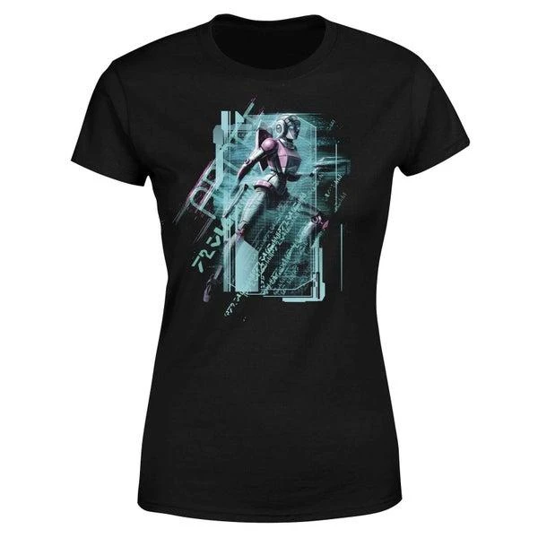 Original Hero Transformers Arcee Tech Women's T-Shirt - Black 1