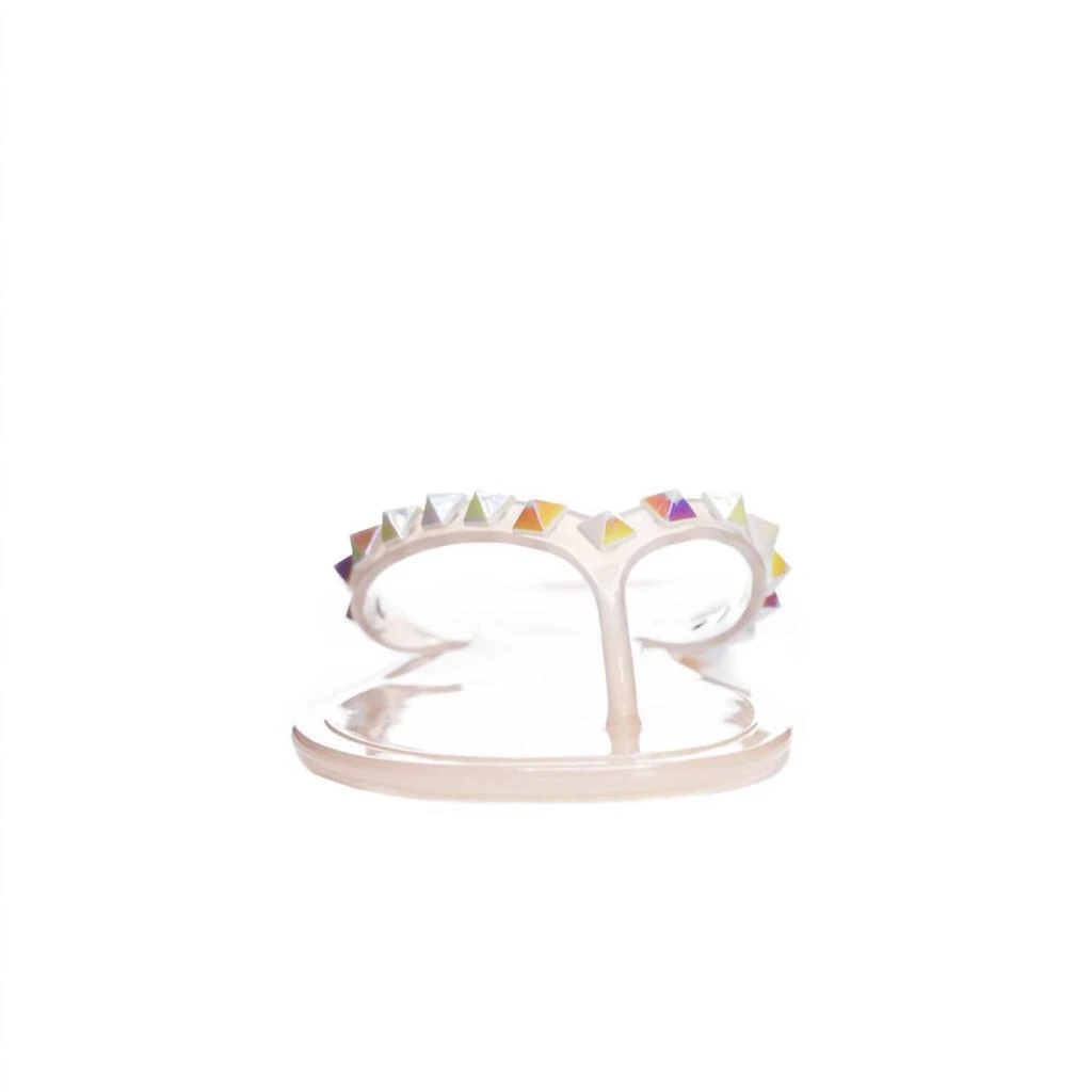 Chinese Laundry Suntan Rhinestone Jelly Sandals In Blush 2