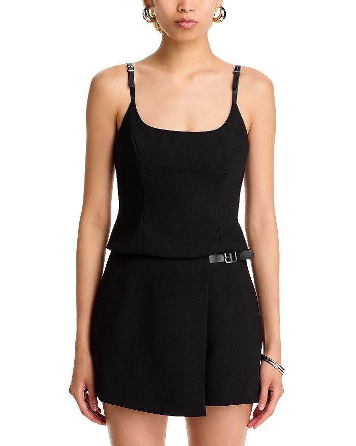 AQUA Buckle Strap Tank Top - Exclusive 6
