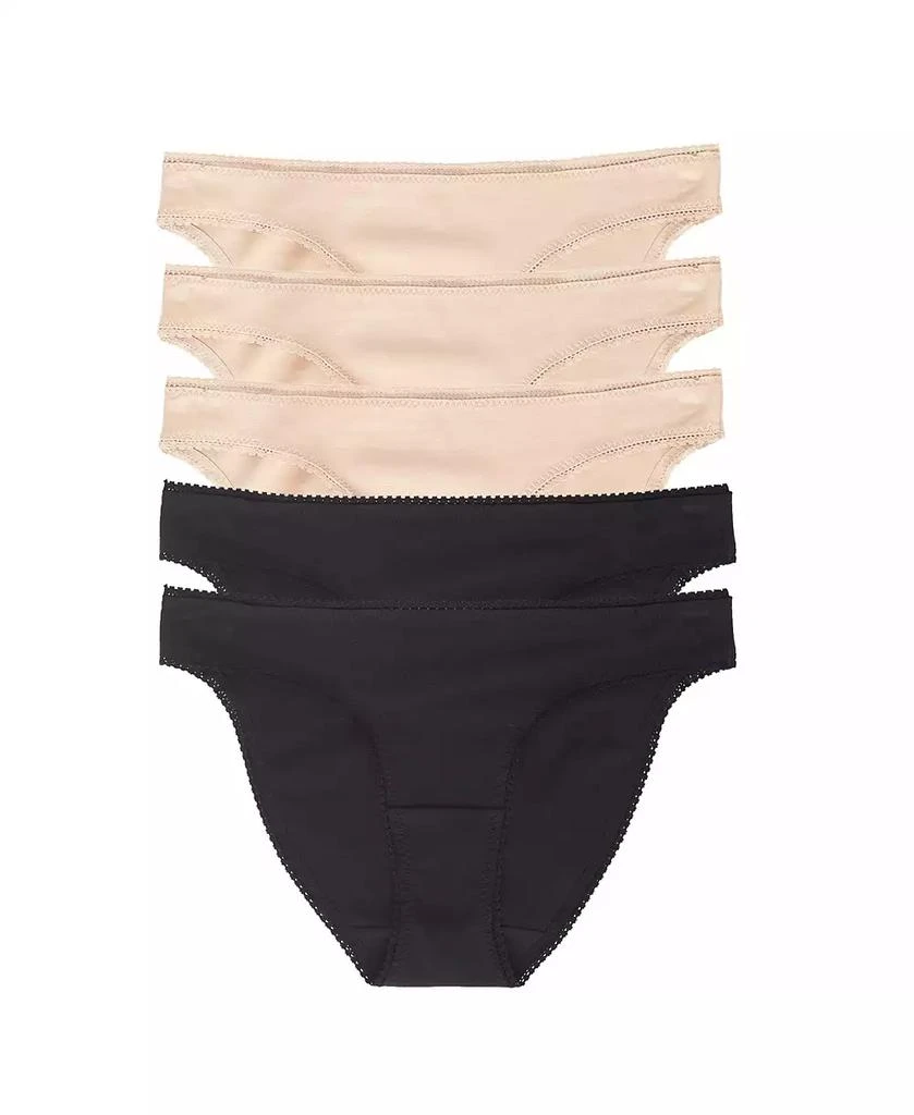 On Gossamer Women's Cabana Cotton Hip Bikini 5 Pack Underwear 1