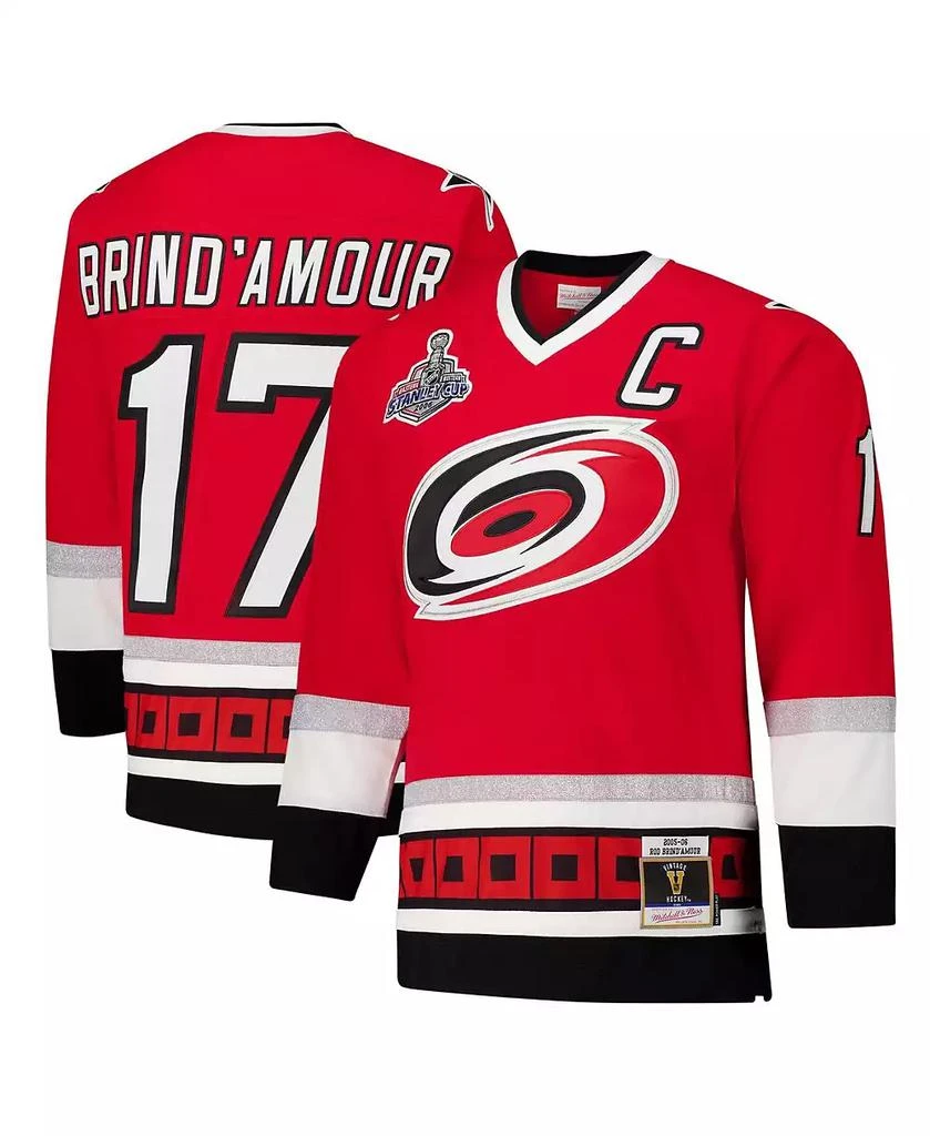 Mitchell & Ness Men's Rod Brind'Amour Red Carolina Hurricanes 2005-06 Power Play Jersey 1