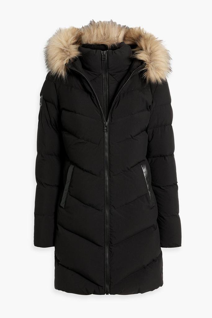 RUDSAK Faux fur-trimmed quilted shell jacket