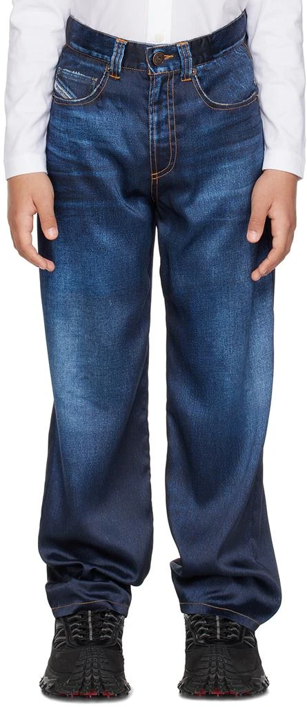 Diesel Kids Blue P-Mutu Leggings