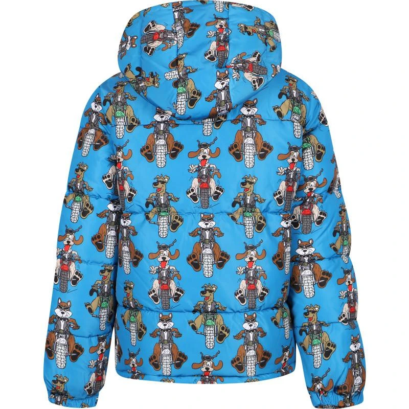 Stella McCartney Doggy rider padded winter jacket in blue 2