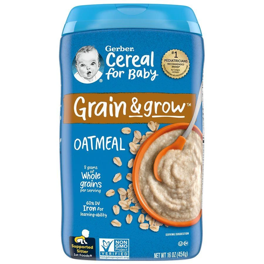 Gerber 1st Foods Grain and Grow Oatmeal 1