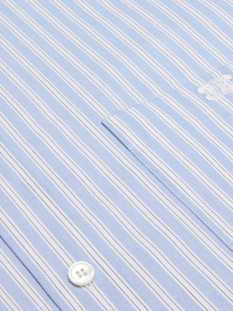 Celine OVERSIZED SHIRT IN STRIPED COTTON POPLIN 4
