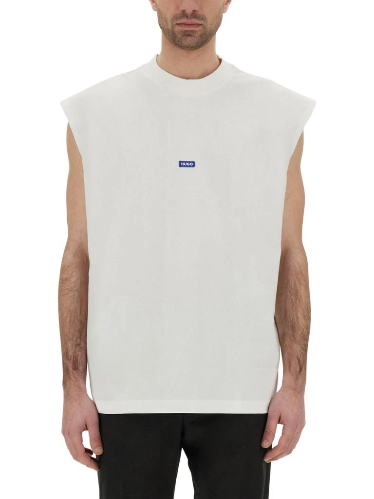 Hugo Boss SLEEVELESS COTTON JERSEY T SHIRT 1