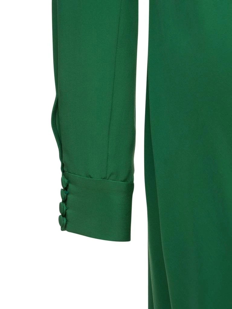 Costarellos Silk Crepe Kaftan Dress 5