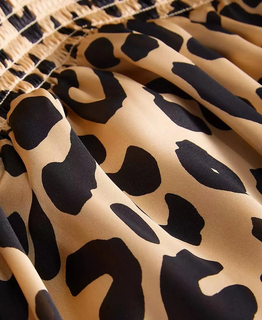On 34th Women's Leopard-Print V-Neck Midi Dress, Created for Macy's 6