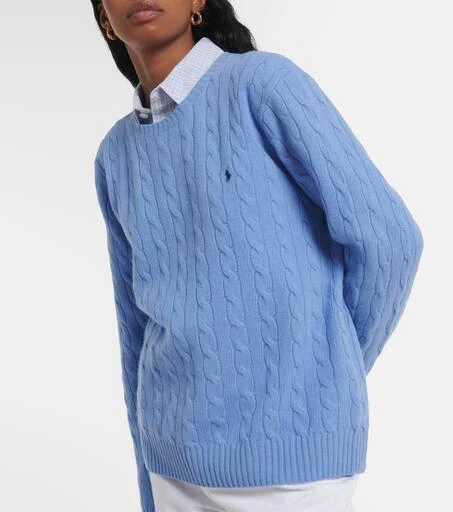 Ralph Lauren Julianna cable-knit wool and cashmere sweater 4