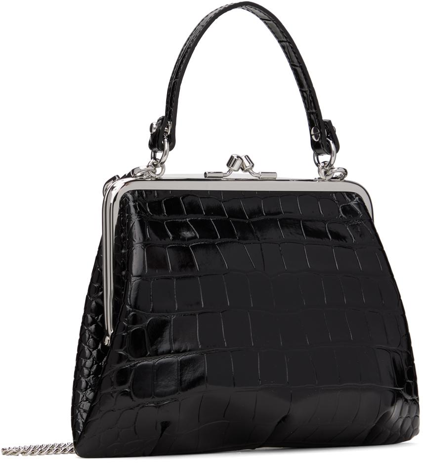 Vivienne Westwood Black Granny Frame Bag - Tote Bags
