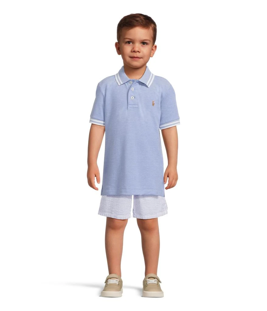Shop Oxford Mesh Polo Shirt (Toddler/Little Kid) on Sale at