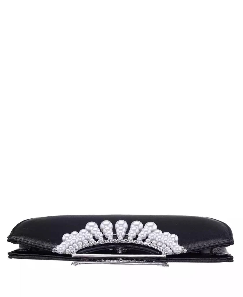 Nina Crystal Encrusted Small Handle Bag 5