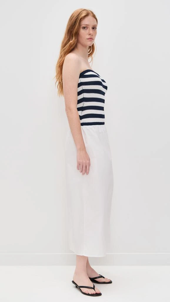 Onia Crochet Knit Poplin Maxi Dress 3