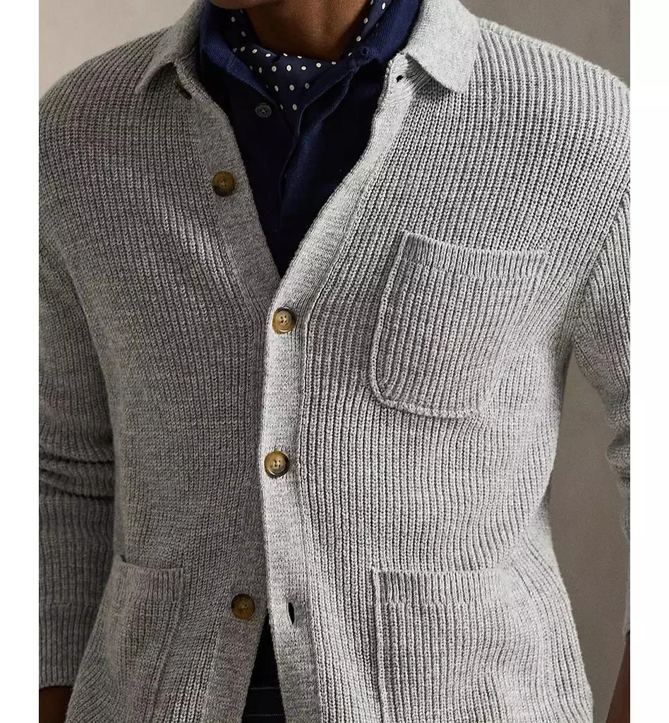 Ralph Lauren Men
s Collared Button-Front Cardigan 3