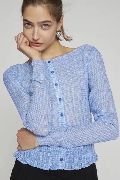 Lioness Lioness Poppy Button-Down Long Sleeve Top 2