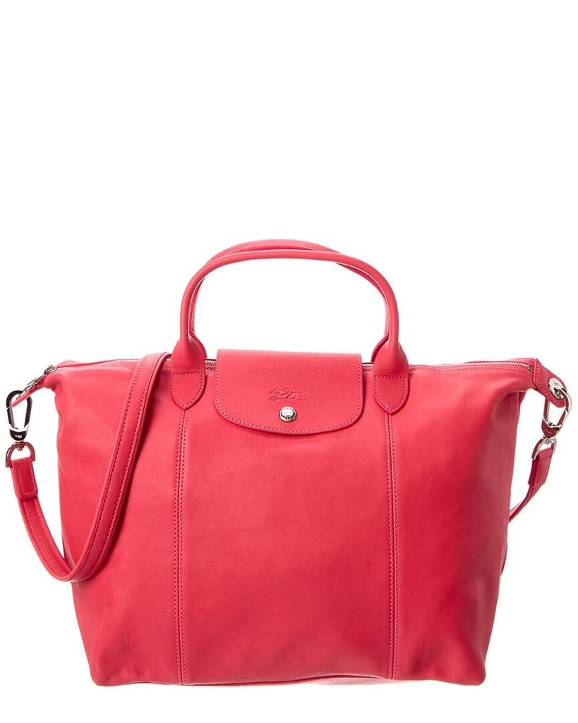 Longchamp Longchamp Le Pliage Cuir Medium Leather Top Handle Tote 1