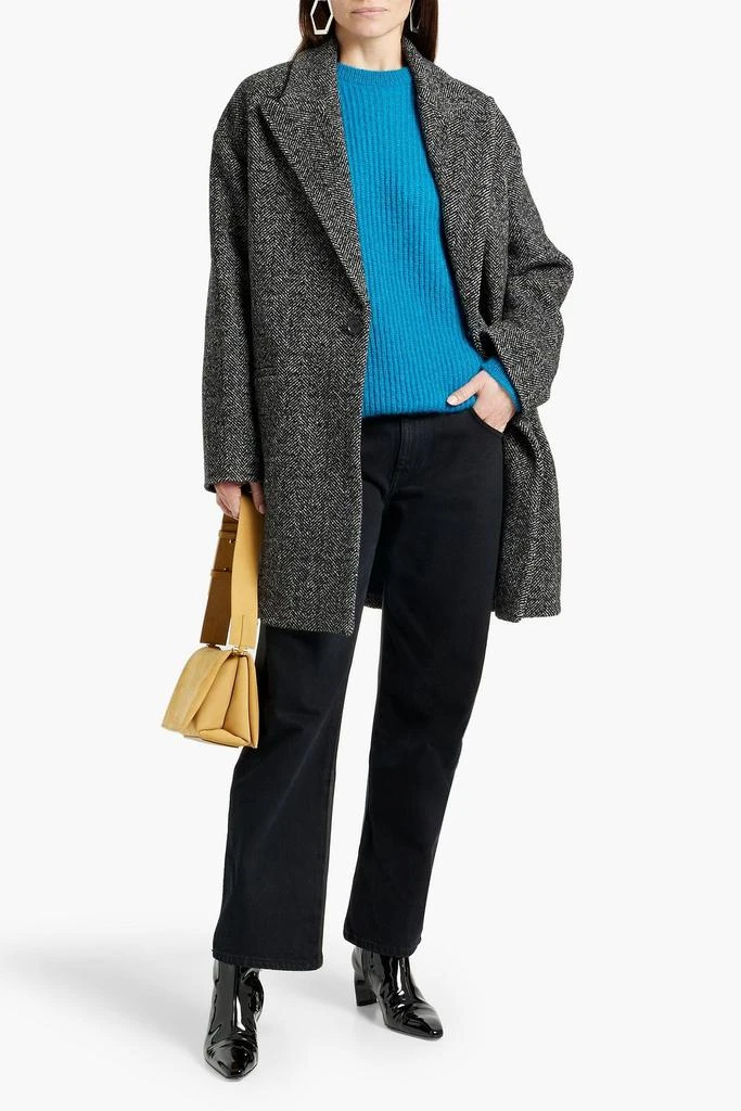 Nili Lotan Vincent herringbone wool-tweed coat 2
