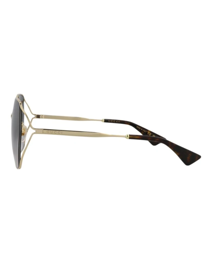 Gucci Round-Frame Metal Sunglasses 3