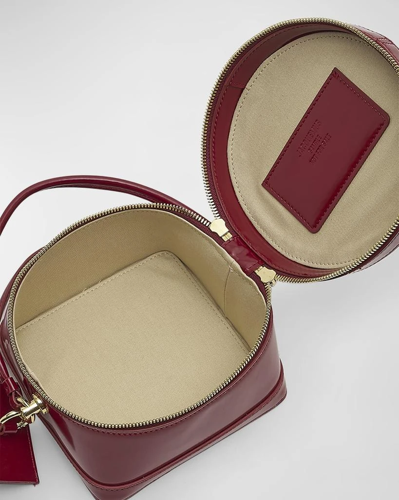 Jacquemus Le Vanito Patent Top-Handle Bag 4