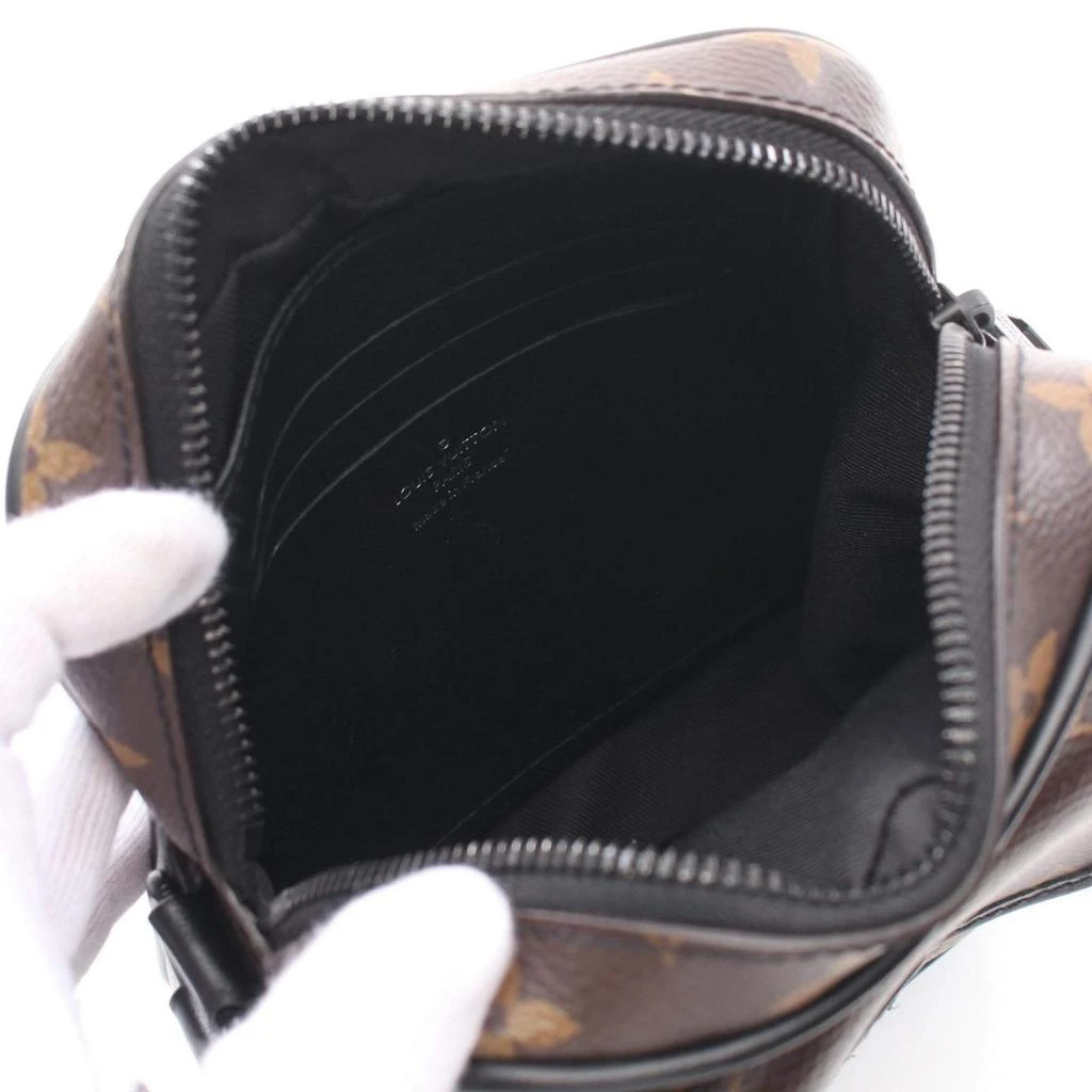 Louis Vuitton Louis Vuitton Brown and Black Monogram Macassar Canvas Christopher Wearable Wallet 4