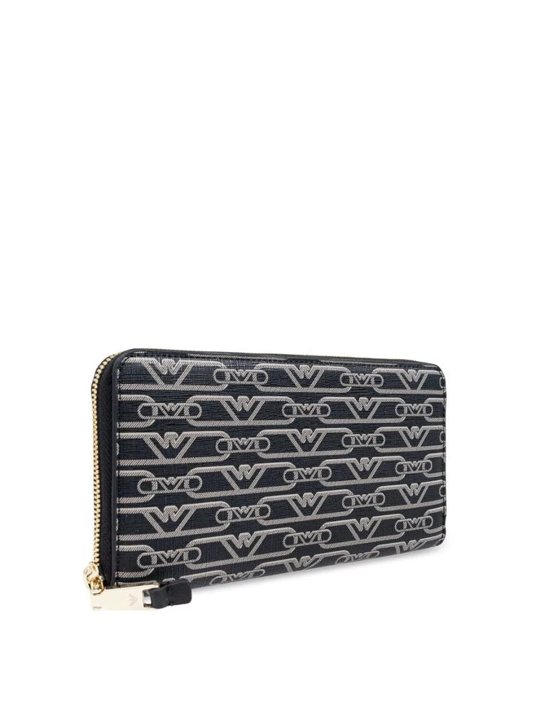 Emporio Armani ALLOVER LOGO CONTINENTAL WALLET 2