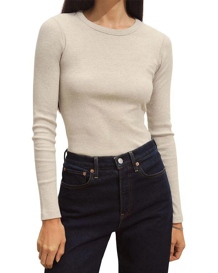 Buck Mason Surplus Rib Long Sleeved Crewneck Tee 1