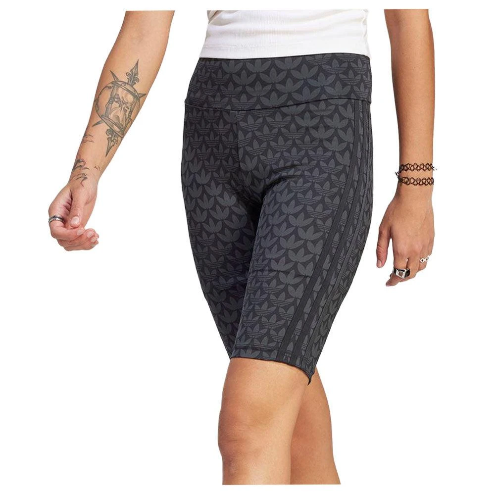 Adidas Trefoil Monogram Biker Shorts