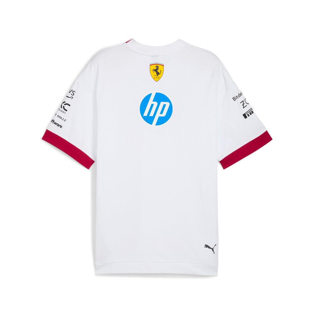 Puma Scuderia Ferrari Drivers Logo Crew Neck Short Sleeve T-Shirt