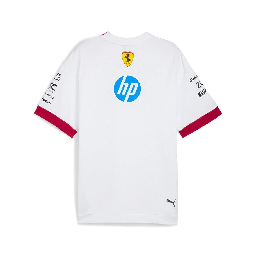Puma Scuderia Ferrari Drivers Logo Crew Neck Short Sleeve T-Shirt 2