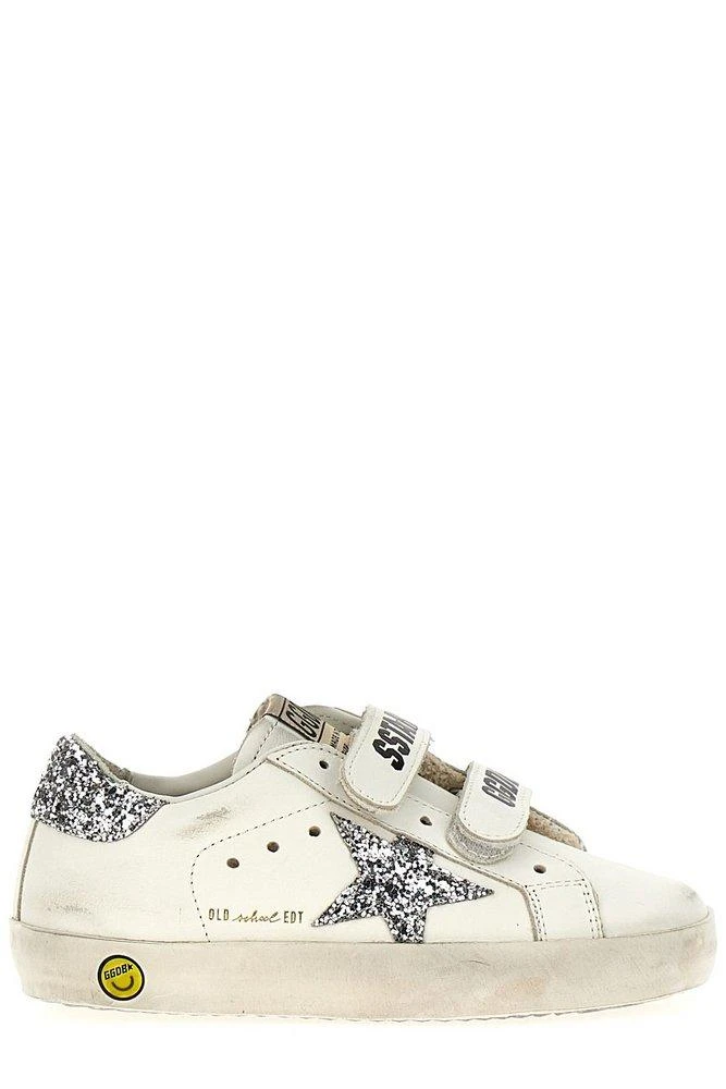 Golden Goose Kids Golden Goose Kids Old School Star Glittered Sneakers 1