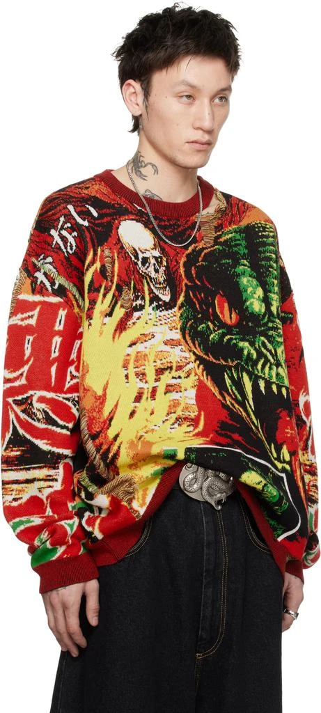 LU'U DAN Multicolor Misfit Jacquard Sweater 2