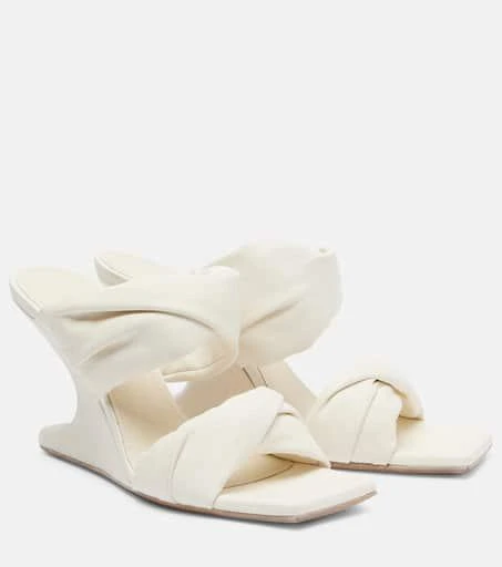 Rick Owens Twisted Cantilever 80 leather mules 1