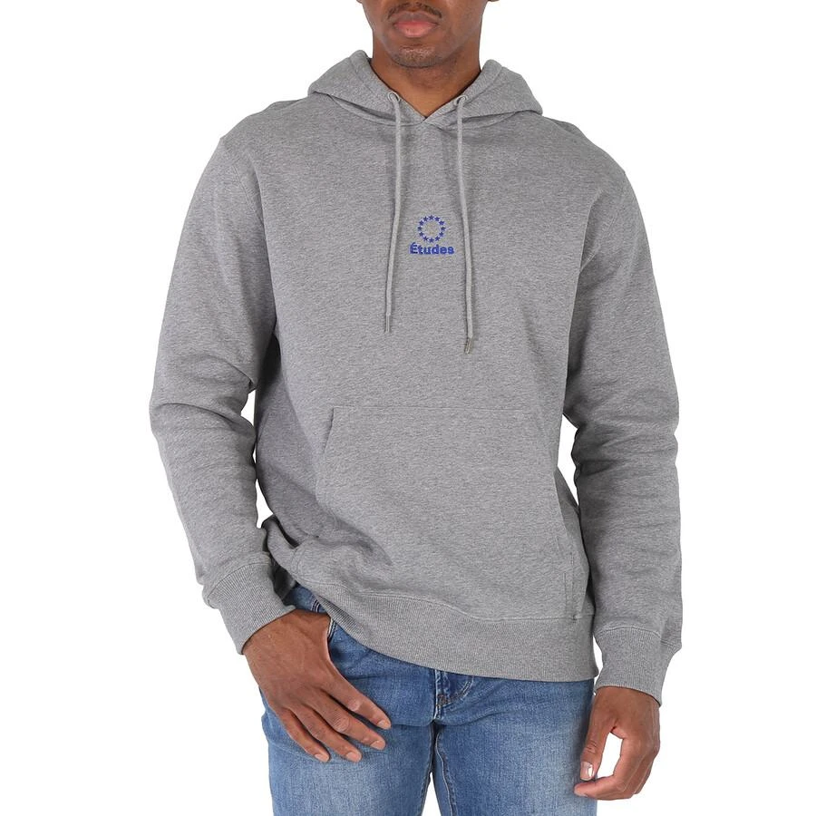 Etudes Men's Heather Grey Klien Logo Hoodie 1