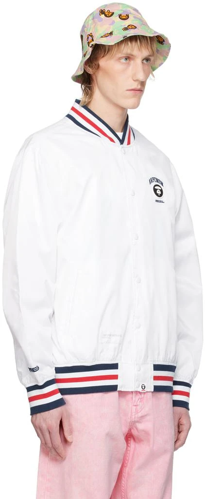 AAPE by A Bathing Ape White Lightweight Jacket 2