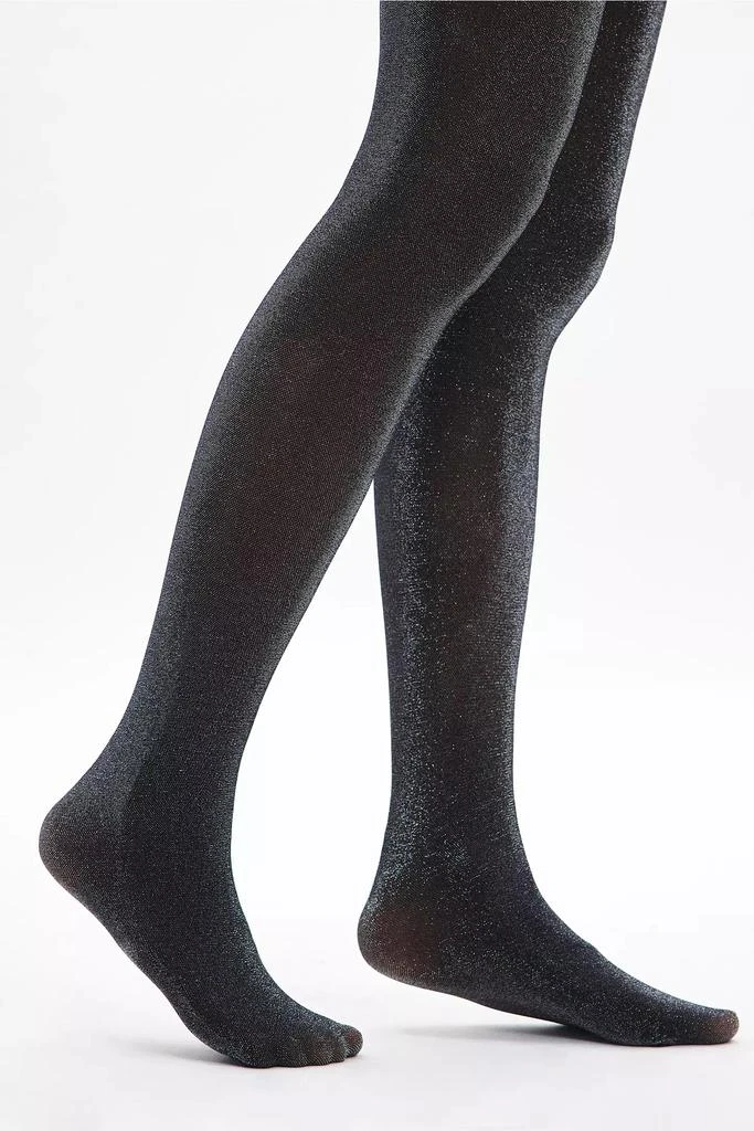 Urban Outfitters Metallic Shimmer Tights 2