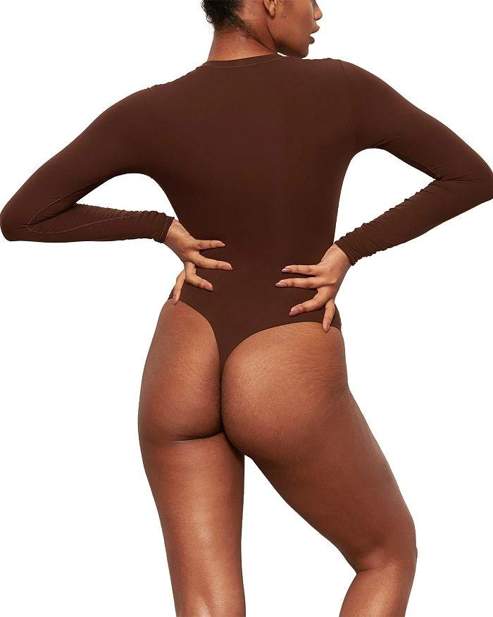 SKIMS Everyday Crewneck Long Sleeve Bodysuit 2