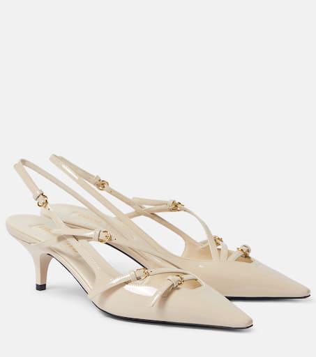 【関税込み】miu miu Patent leather slingback Miu Miu Patent leather slingback pumps - High Heels