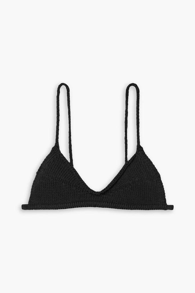 Khaite Carla cotton-blend bra top 1