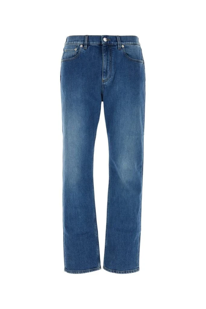 Burberry Monogram Straight-Leg Logo Patch Jeans – On Sale Now with
