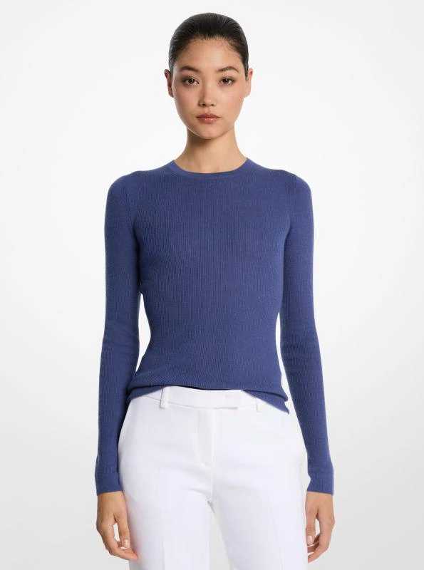 Michael Kors Hutton Featherweight Cashmere Sweater 1