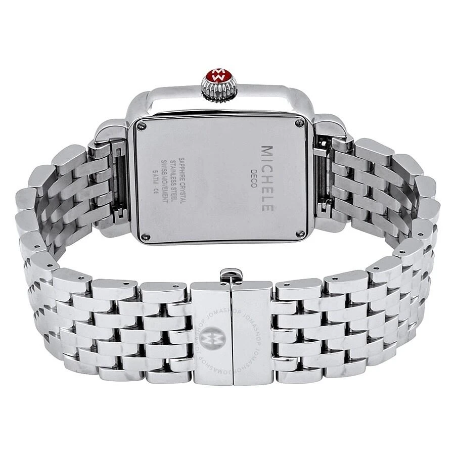 Michele Deco Madison Silver Sunray Diamond Ladies Watch MWW06T000141 3