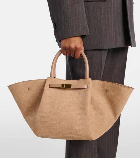 Demellier New York Midi croc-effect leather tote bag 6