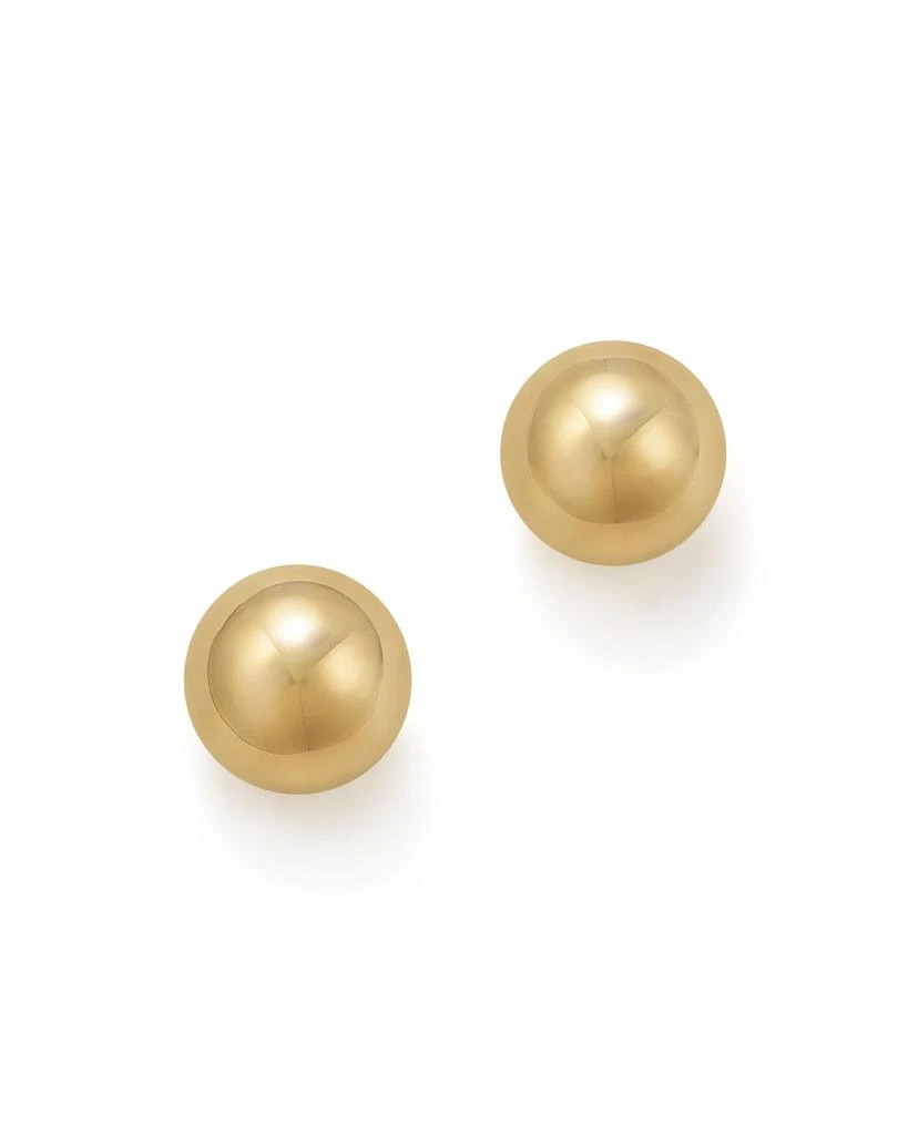 Bloomingdale's 14K Yellow Gold Ball Stud Earrings 1