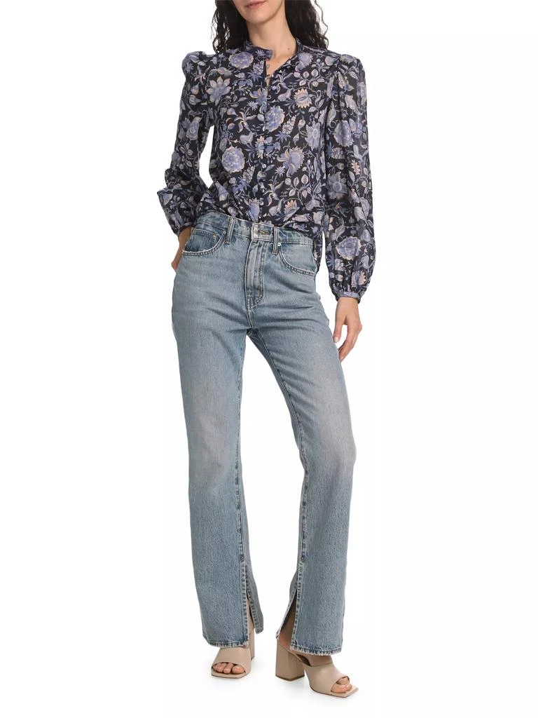 Derek Lam Frankie Split-Hem Straight-Leg Jeans 2