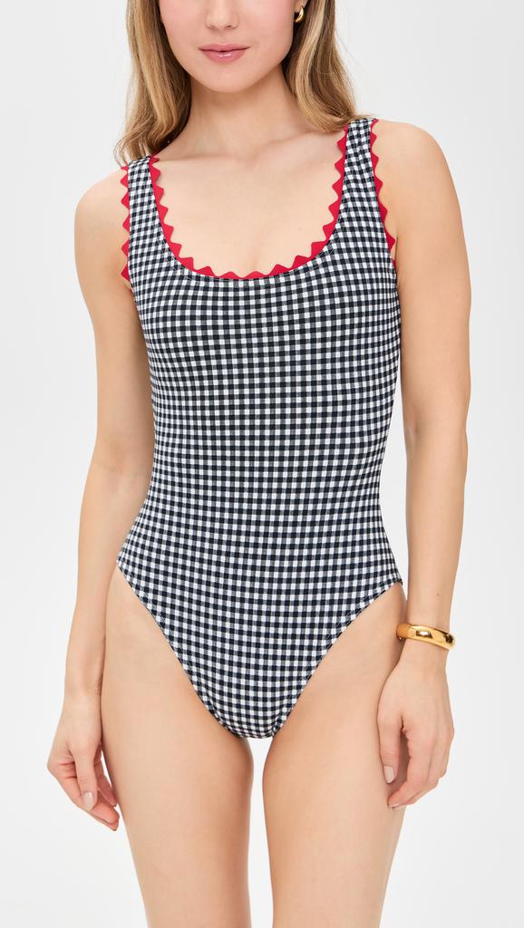 Karla Colletto Livvy Round Neck Silent Underwire Tank One Piece