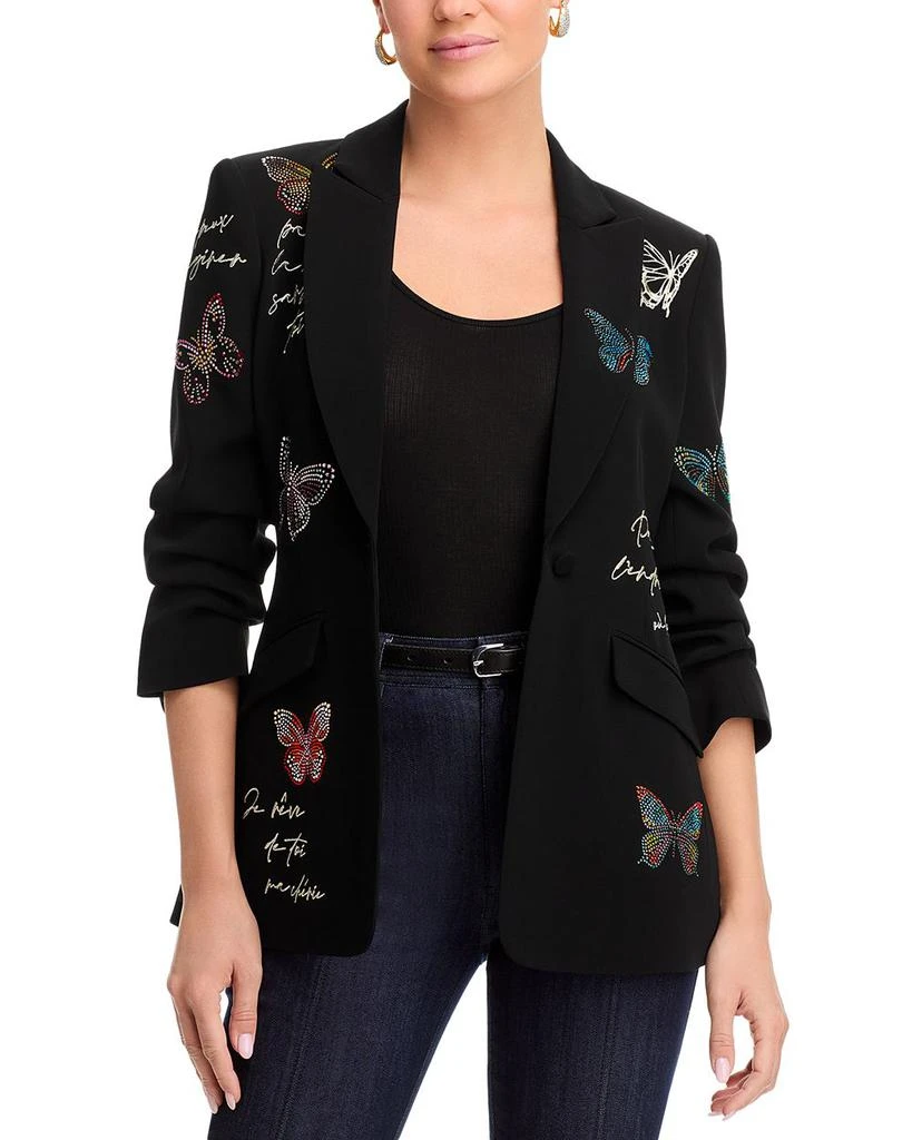 Cinq à Sept Butterfly Loveletter Scrunched Cheyenne Blazer 1