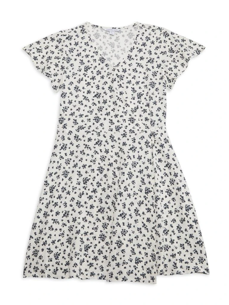 Calvin Klein Girl
s Scratchy Floral Wrap Dress