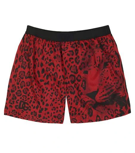 Dolce & Gabbana Leopard printed swim shorts 1