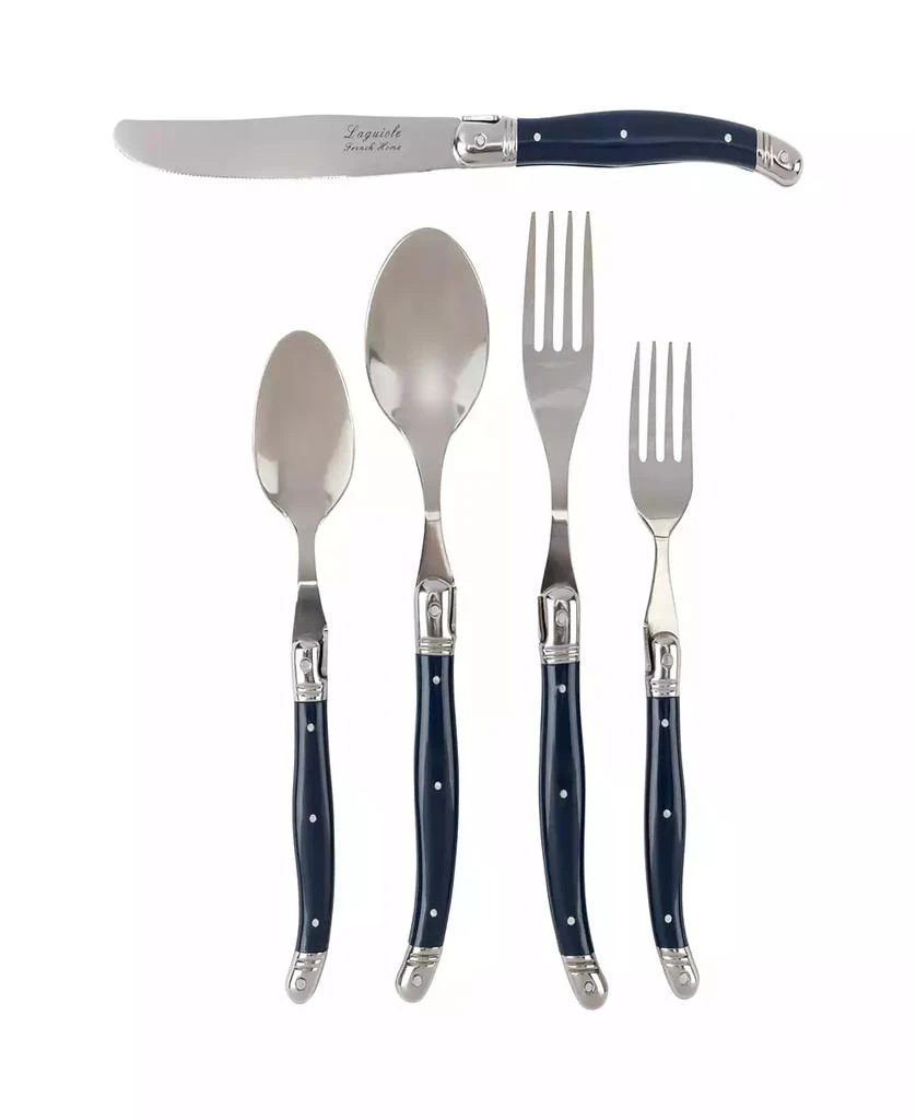 French Home Laguiole 20 Piece Stainless Steel Flatware Set, Service for 4 2